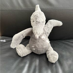 Jellycat Gray Plush Anteater Reptile Toy